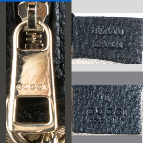 100% Auth Gucci Boston GG Canvas Satchel Bag - Picture 7 of 8